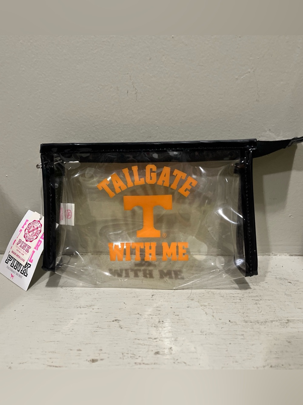 Victoria's Secret PINK University Of Tennessee Clear PVC Bag